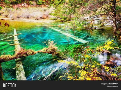 Azure Crystal Lake Image And Photo Free Trial Bigstock