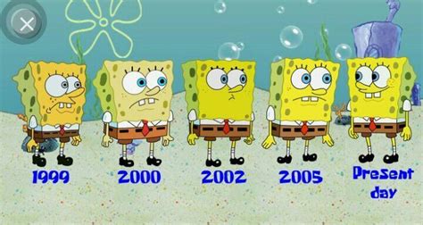 From Then To Now Spongebob Squarepants Amino