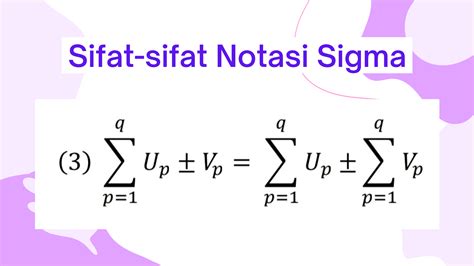 Notasi Sigma Matematika Kelas XI