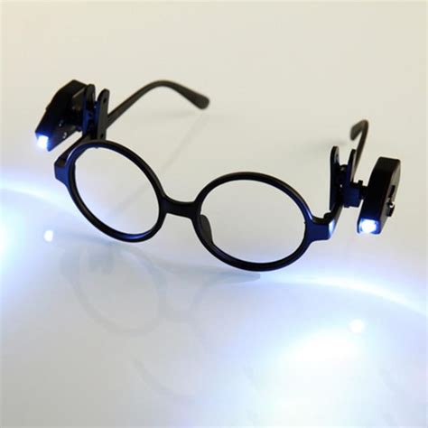 Mini Flashlight Glasses Reading Lamp Eyeglass Clip Lantern