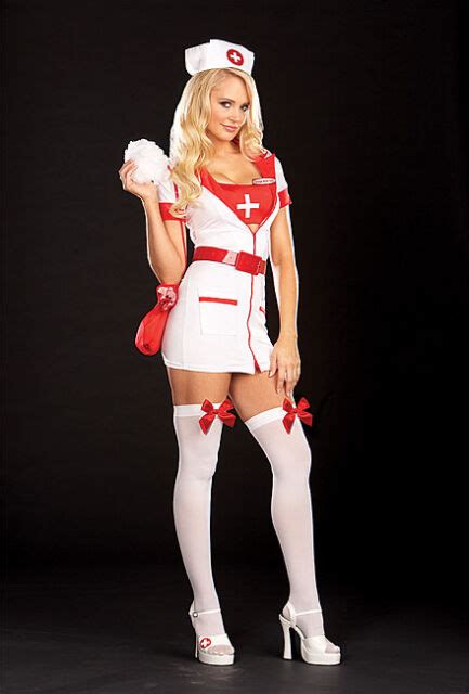 Dreamgirl 5977 Womens Sponge Bath Sally Nurse Costume Several Sizes