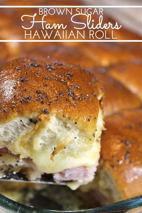 How To Make Brown Sugar Hawaiian Roll Ham Sliders Recipe Ham