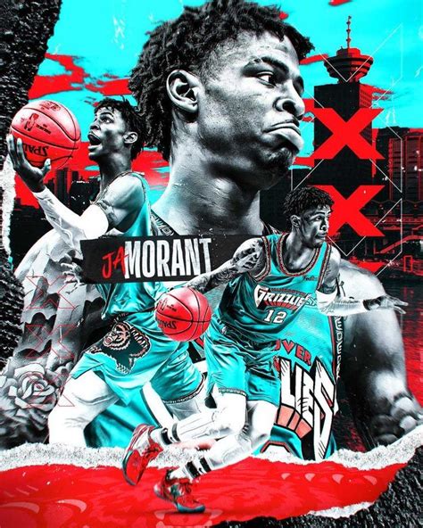Ja Morant Background Wallpaper Discover More American Basketball Ja