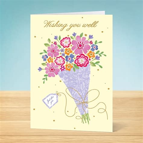 Get Well Card Wishing You Well Garlanna Greeting Cards