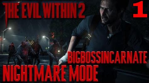 The Evil Within 2 Ps4 Pro Nightmare Difficulty Part 1 Youtube