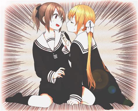 Anime Wallpaper Kiss Yuri 2 By Be44ka On Deviantart