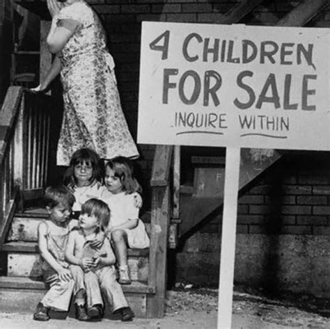 4 Children For Sale Great Depression Era Art Print 8 X 10 Etsy Uk