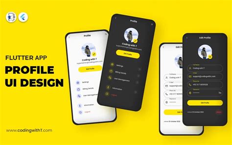 Flutter Login Flutter Profile Page Ui Design Flutter App Design