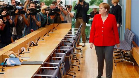 Merkel Efter Rysteture Jeg Har Det Godt Skive Folkeblad