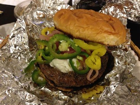 Located on the bottom of the screen with icons and text that explains what the section's name is. Eating for Sanity: Burger Bar
