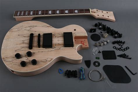 Ebay.to/2hxgghn or here on amazon: MAHOGANY WITH SPALTED MAPLE BOLT-ON LES PAUL ELECTRIC GUITAR DIY KIT - Clandestine Guitars ...