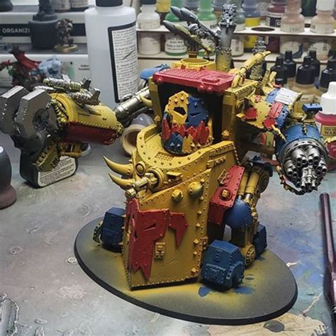 Scale Model Built To Order Warhammer 40k Ork Gorkanaut Built Etsy