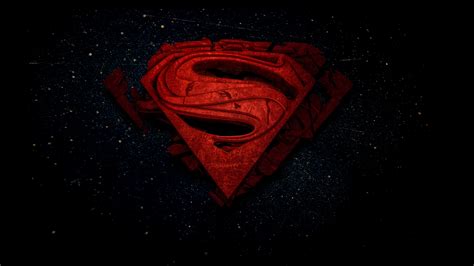 Textured Red Superman Logo