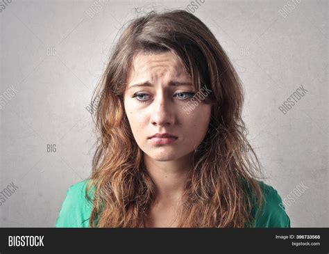 Portrait Woman Sad Image And Photo Free Trial Bigstock