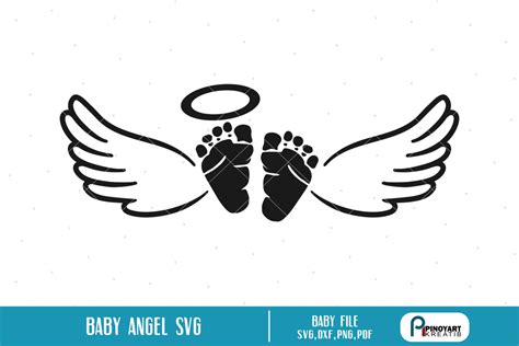 Baby Angel Svg Digitanza