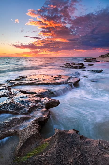 Perth Landscape Photography Prints Burns Beach Sunset