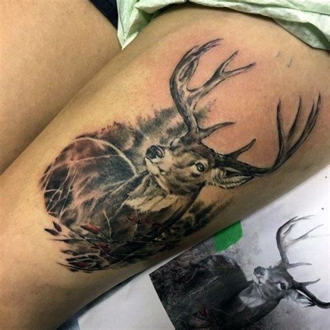 Discover About Deer Head Tattoo Super Hot In Daotaonec Edu Vn