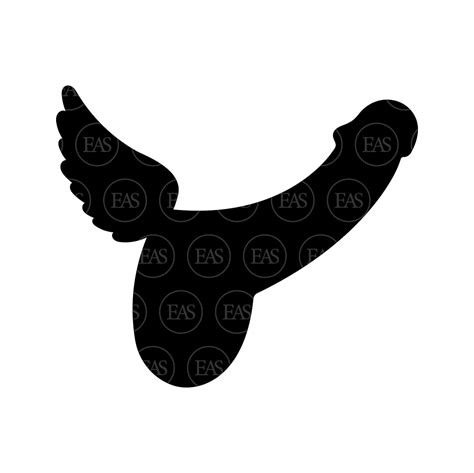 Winged Penis Svg Penis With Wings Svg Clipart Vector Cut Etsy Kulturaupice