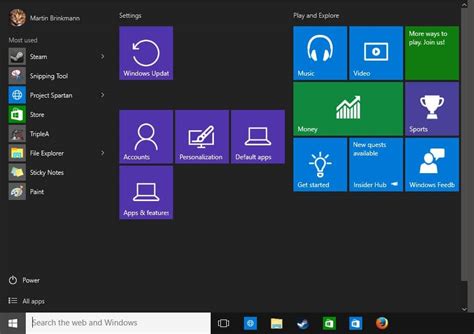 Pin Windows Settings To The Windows 10 Start Menu Ghacks Tech News