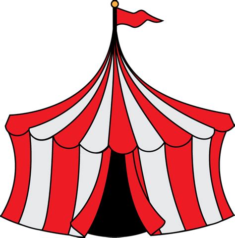 Circus Tent Outline Clipart Best