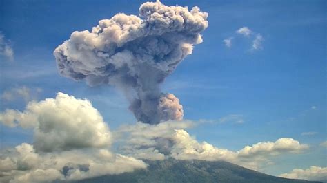 Bali Volcano Spews Ash In New Eruption Cgtn