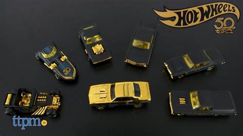 Hot Wheels 50th Anniversary Black And Gold Collection From Mattel Youtube