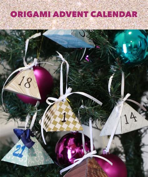Celebrate The Season With This Origami Advent Calendar ...