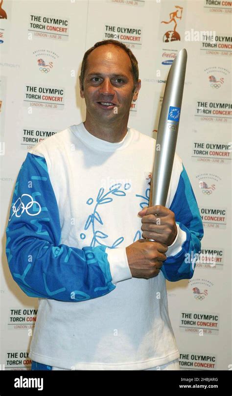 Sir Steve Redgrave Attending The Olympic Tourch Concertwhich Was Held