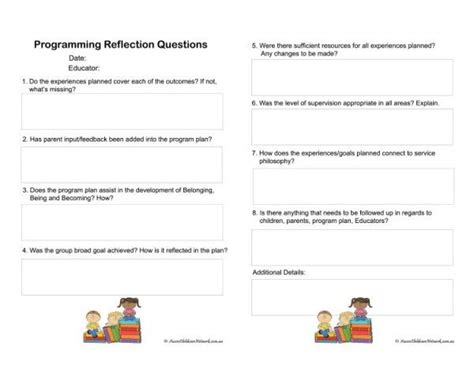 I learned that the interviews require applying some techniques and practicing. This Programming Reflection Questions template is used to reflect upon your program plan. The ...