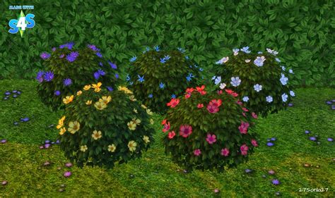 My Sims 4 Blog Flowering Shrubs And Garden Boxes By Sonia