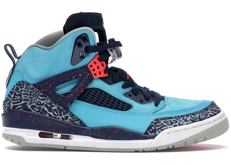 Adidas orion black blue turquoise stripes nice clean pair shoes sneakers sz 10. Jordan Spizike Turquoise Blue - 315371-408