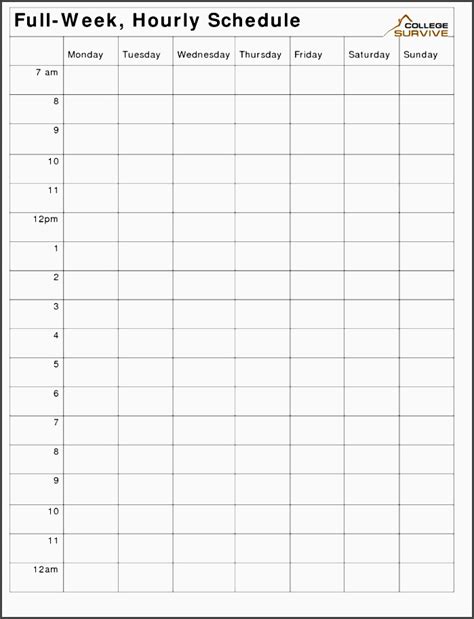 4 Weekly Time Planner For Workers Sampletemplatess Sampletemplatess