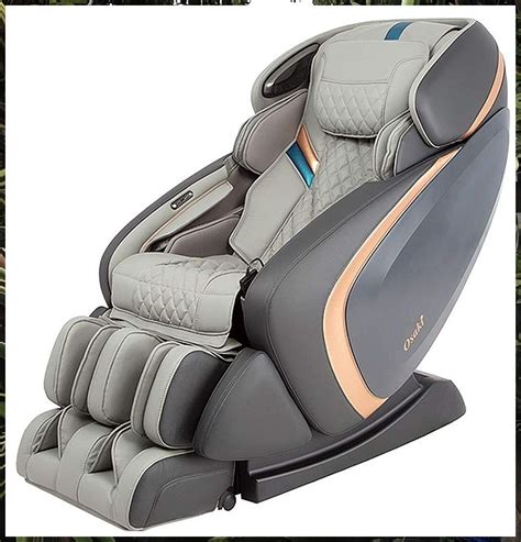 osaki os pro admiral g massage chair with led light control in grey advanced 3d technology