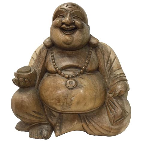 Carved Laughing Buddha - Sotran