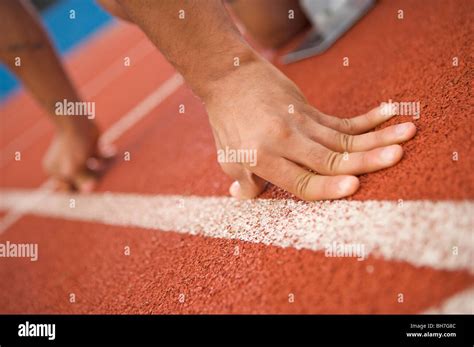 Olympics 2012 Running Track Lanes Athletics Sports Hands Track