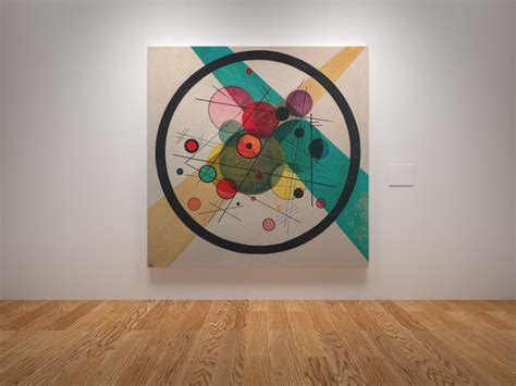 Wassily Kandinsky Circles In Circle 1923 Canvas Print Etsy