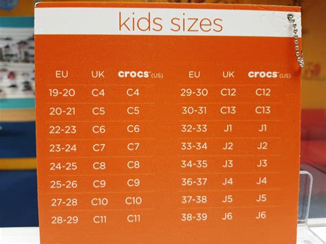 Crocs Sizing Kids Kids Matttroy