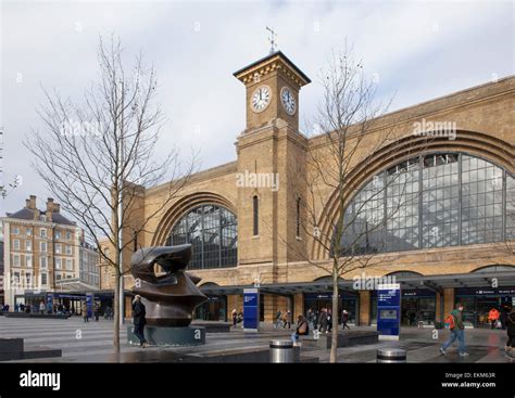 The Exterior Of Kings Cross Station In London Which Is A Major Rail Hub