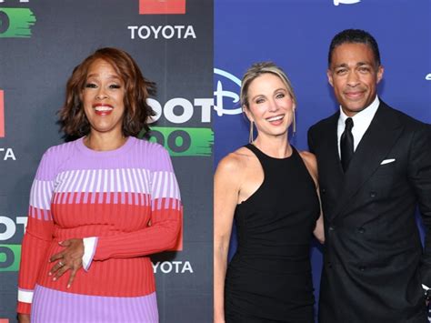 Gayle King Says Amy Robach And Tj Holmes Situation At Gma3 Is ‘very Messy The Independent