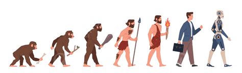 Hombre Evolución Humano Ancestro Paso Png Dibujos Antropología