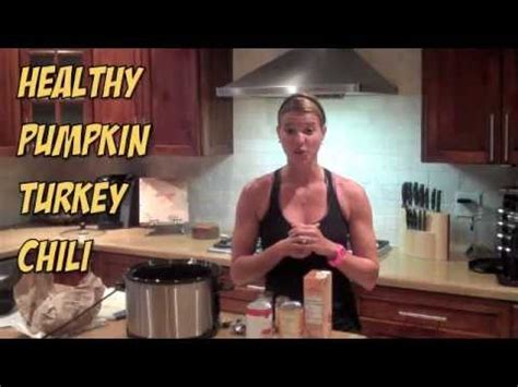 Healthy Turkey Recipe For The Fall Pumpkin Chilli Youtube