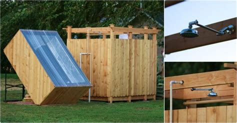 The perfect option was a homemade solar shower made basically of pvc pipe. DIY Solar Shower Plans | How To Instructions