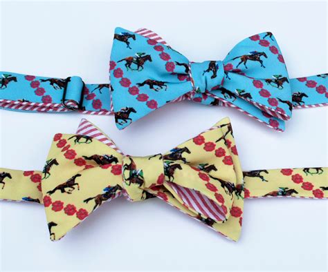 Kentucky Derby Bow Tie 2 Colors Etsy