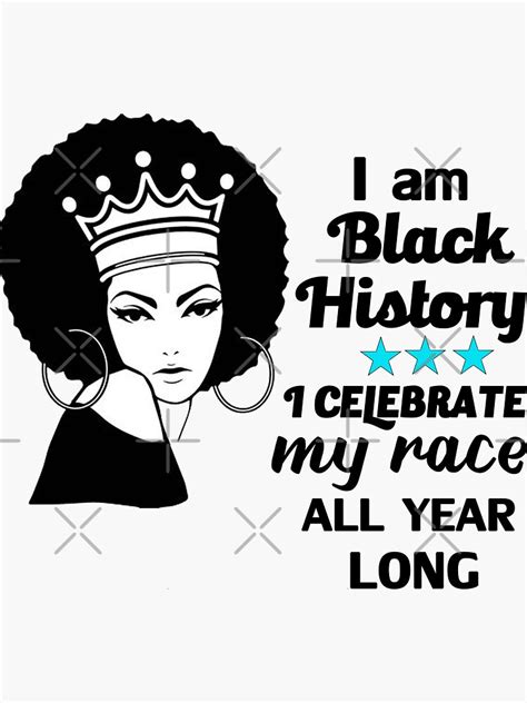 Black History Month African Woman Afro I Am The Storm Sticker By Moebrahim Redbubble