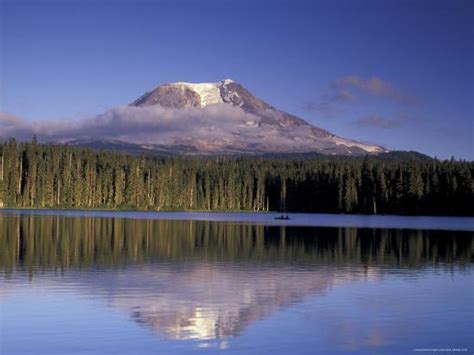 Mt Adams With Reflection In Takhlakh Lake Ford Pinchot National
