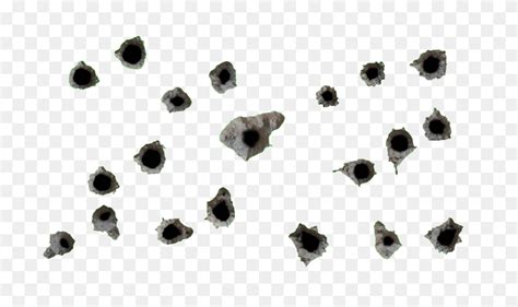 Transparent Bullet Hole In Wall Bullet Holes Png Flyclipart