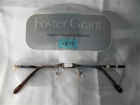 foster grant dustin rimless reading glasses 1 00 1 25 1 50 1 75 2 00 2 75 3 25 ebay