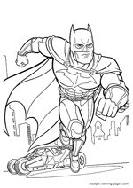 More cartoon characters coloring pages. Batman coloring pages