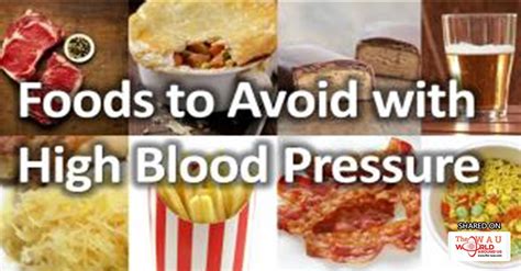 Top Foods To Avoid With High Blood Pressure Blog