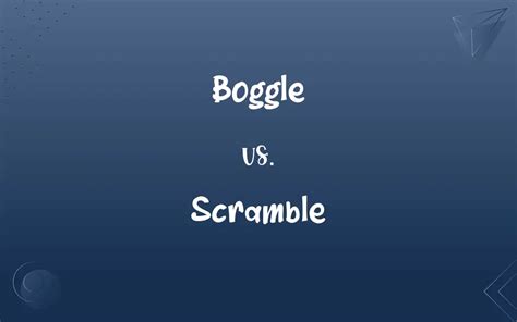 Boggle Vs Scramble Whats The Difference